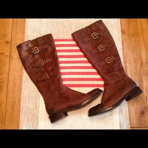 Women’s ECCO Brown Hobart 3 Buckle Boot SZ 37